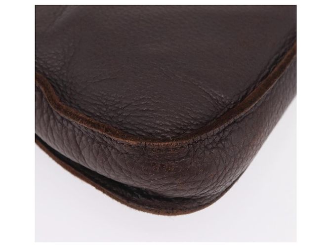Bottega Veneta Hand Bag Leather Dark Brown Gold - vista 11