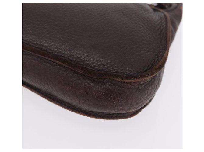 Bottega Veneta Hand Bag Leather Dark Brown Gold - vista 12