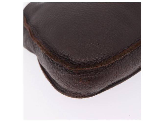 Bottega Veneta Hand Bag Leather Dark Brown Gold - vista 13
