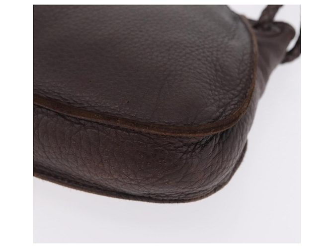 Bottega Veneta Hand Bag Leather Dark Brown Gold - vista 14