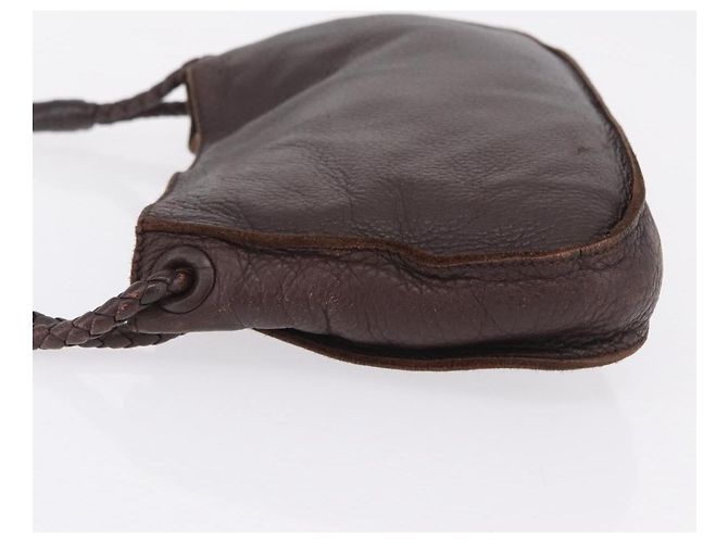 Bottega Veneta Hand Bag Leather Dark Brown Gold - vista 6