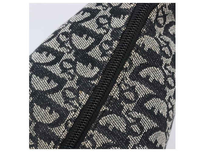 Christian Dior Trotter Canvas Oblique Shoulder Bag Navy Silver - vista 17