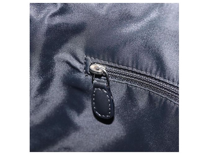 Christian Dior Trotter Canvas Oblique Shoulder Bag Navy Silver - vista 22