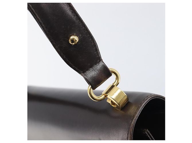 GUCCI Shoulder Bag Leather Brown Gold - vista 14