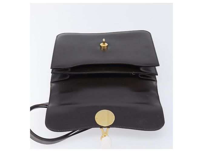 GUCCI Shoulder Bag Leather Brown Gold - vista 16