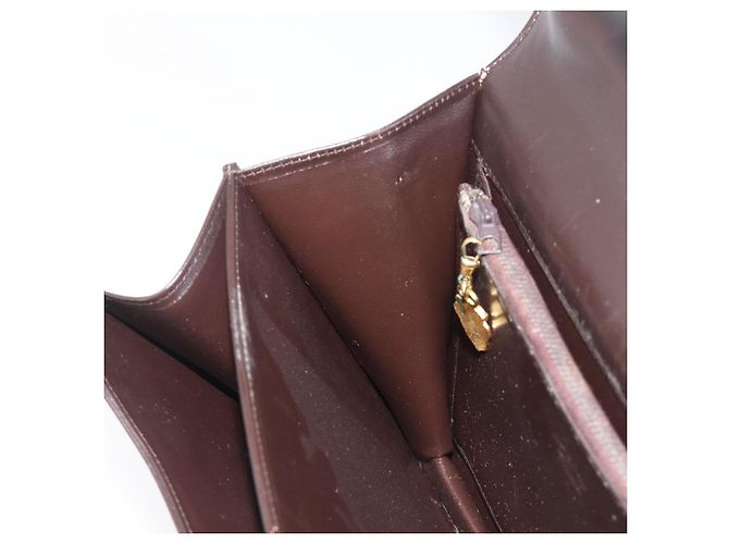 GUCCI Shoulder Bag Leather Brown Gold - vista 20