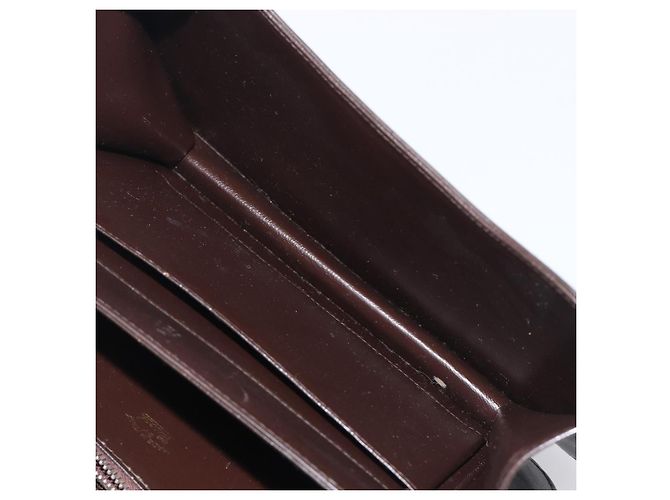 GUCCI Shoulder Bag Leather Brown Gold - vista 23