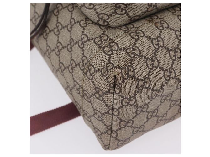 GUCCI GG Blooms Backpack PVC Beige Silver 405019 - vista 13