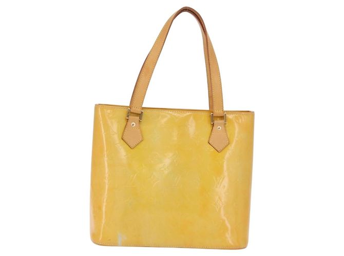 LOUIS VUITTON Monogram Vernis Houston Hand Bag Gris M91053 LV - vista 2