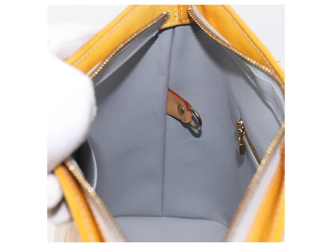 LOUIS VUITTON Monogram Vernis Houston Hand Bag Gris M91053 LV - vista 20