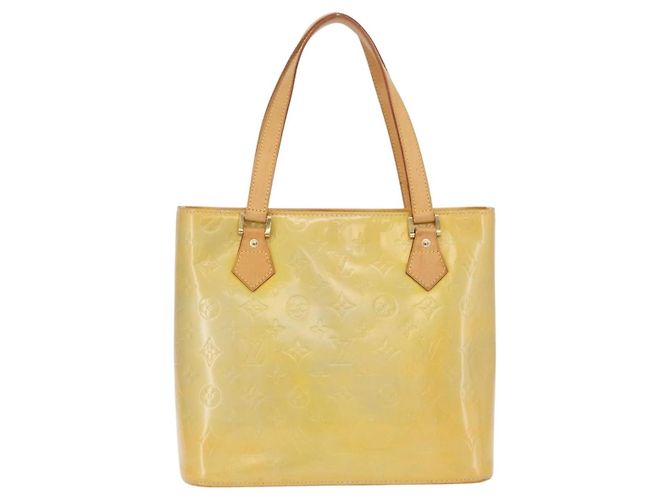 LOUIS VUITTON Monogram Vernis Houston Hand Bag Gris M91053 LV - vista 3