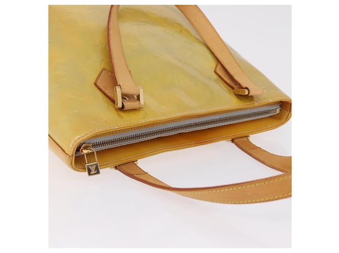 LOUIS VUITTON Monogram Vernis Houston Hand Bag Gris M91053 LV - vista 6