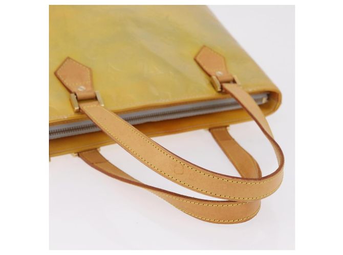 LOUIS VUITTON Monogram Vernis Houston Hand Bag Gris M91053 LV - vista 7