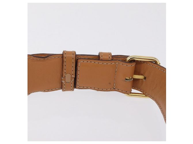 Céline CELINE Macadam Canvas Circle Body Bag PVC Leather Brown Gold - vista 9