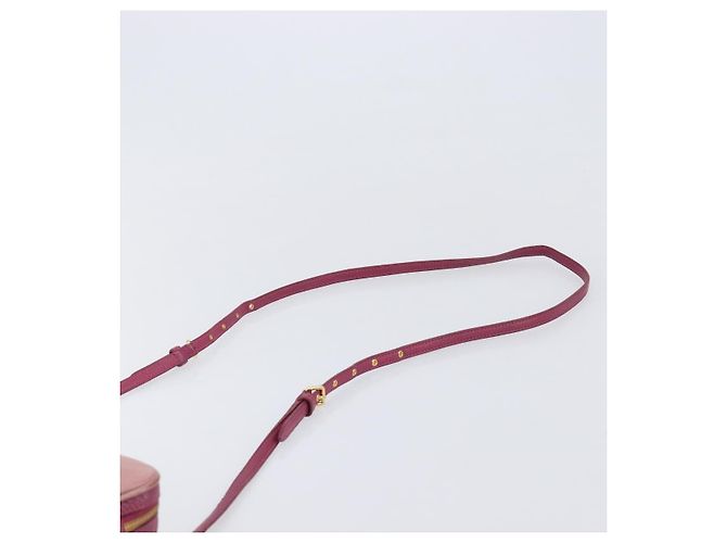 Miu Miu Shoulder Bag Leather Pink Gold - vista 15