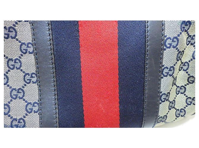 Autre Marque borsa boston intela e pelle Gucci autentica - vista 10