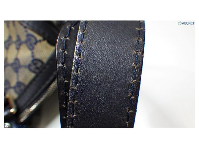 Autre Marque borsa boston intela e pelle Gucci autentica - vista 13