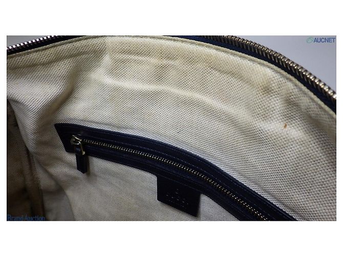 Autre Marque borsa boston intela e pelle Gucci autentica - vista 19