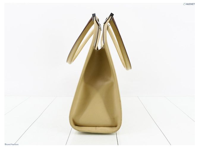 Autre Marque Authentische Gucci Jackie Handtasche aus beigem Leder - Ansicht 3