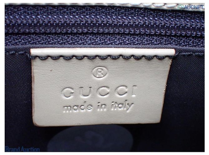 Autre Marque Authentische Gucci Jackie Handtasche aus beigem Leder - Ansicht 8