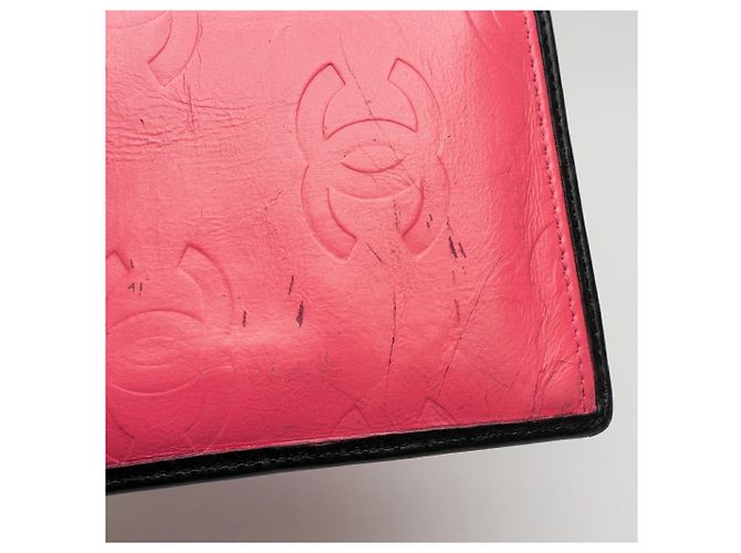 Autre Marque Authentische Chanel Linea Cambon Ledergeldbörse schwarz - Ansicht 10