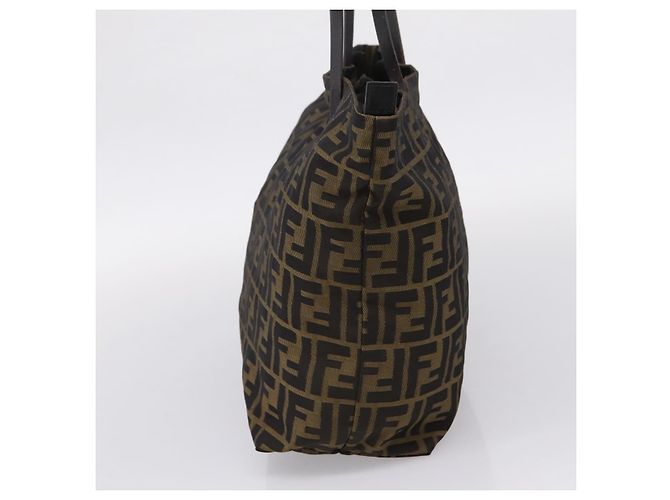 FENDI Zucca Canvas Tote Bag Brown 8BH025 - vista 4