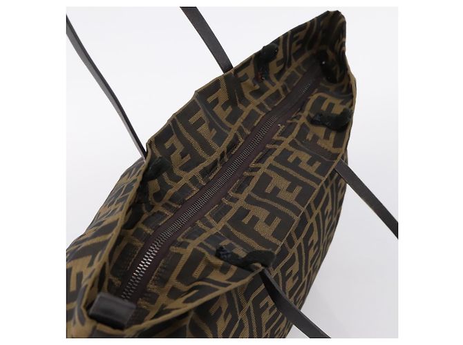 FENDI Zucca Canvas Tote Bag Brown 8BH025 - vista 6