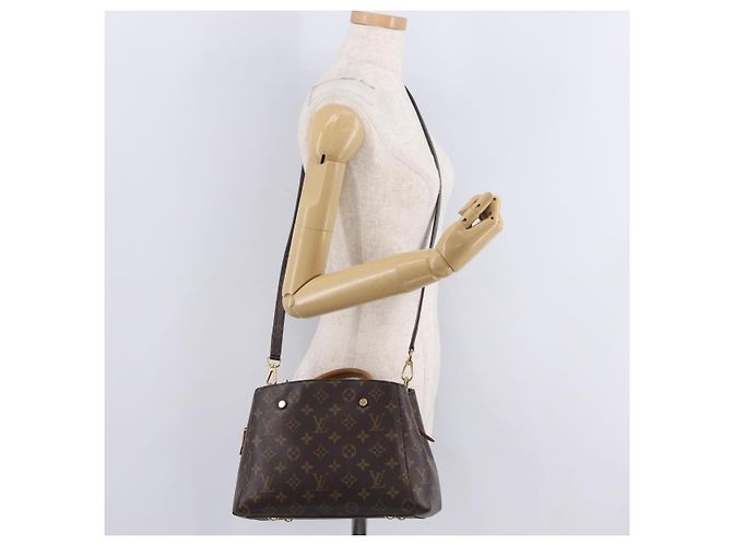 LOUIS VUITTON Monogram Montaigne BB Hand Bag 2way M41055 LV - Ansicht 36