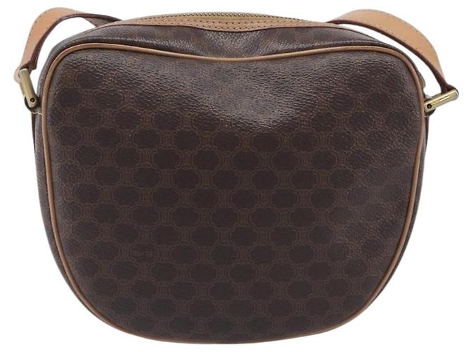 Céline CELINE Macadam Shoulder Bag PVC Brown Gold Tone - vista 2