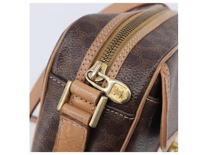 Céline CELINE Macadam Shoulder Bag PVC Brown Gold Tone - vista 22