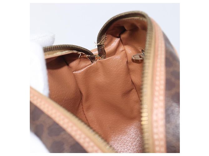 Céline CELINE Macadam Shoulder Bag PVC Brown Gold Tone - vista 25