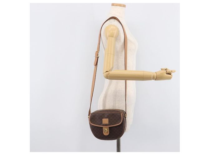 Céline CELINE Macadam Shoulder Bag PVC Brown Gold Tone - vista 29