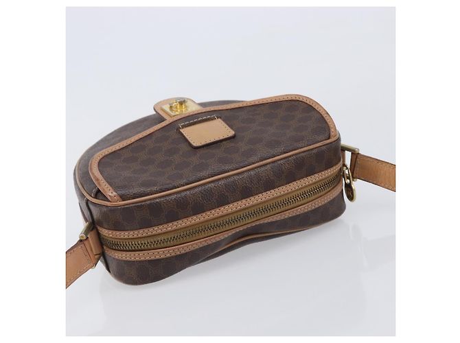 Céline CELINE Macadam Shoulder Bag PVC Brown Gold Tone - vista 6