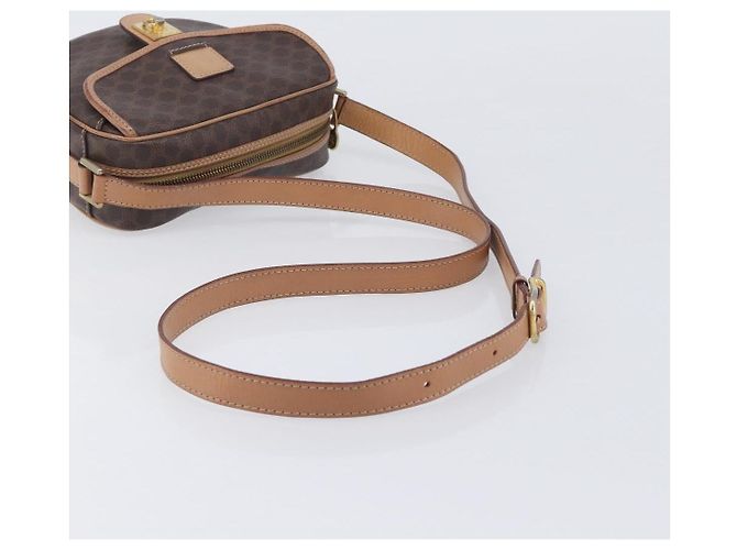 Céline CELINE Macadam Shoulder Bag PVC Brown Gold Tone - vista 7