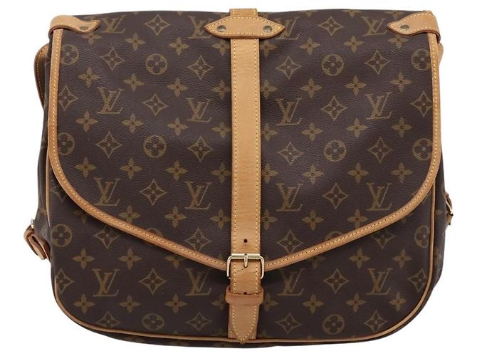 LOUIS VUITTON Monogram Saumur 35 Shoulder Bag M42254 LV - vista 13