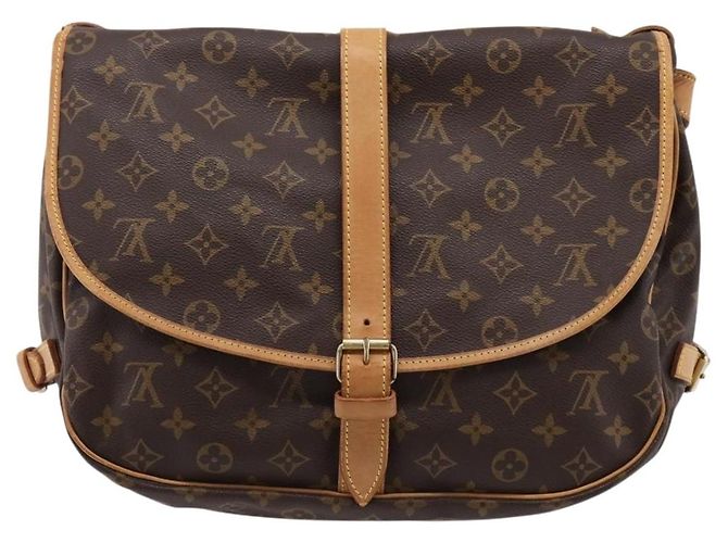 LOUIS VUITTON Monogram Saumur 35 Shoulder Bag M42254 LV - vista 2