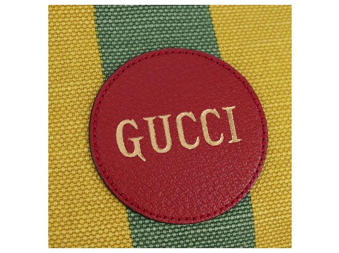 GUCCI Baiadera Hand Bag Canvas 2way Multicolor Gold Tone 630358 - vista 23