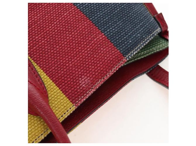 GUCCI Baiadera Hand Bag Canvas 2way Multicolor Gold Tone 630358 - vista 7