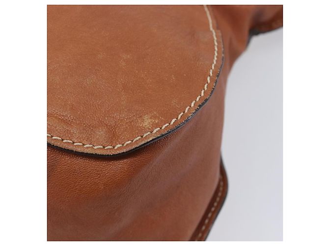 Chloé Chloe Marcie Hand Bag Leather 2way Brown Gold - vista 16