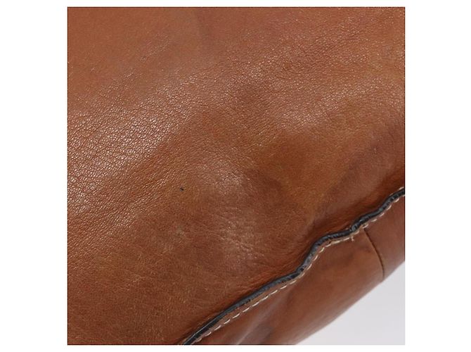 Chloé Chloe Marcie Hand Bag Leather 2way Brown Gold - vista 18