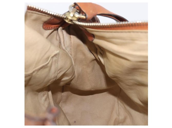 Chloé Chloe Marcie Hand Bag Leather 2way Brown Gold - vista 26