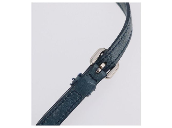 Miu Miu Matelasse Chain Shoulder Bag Vitellolux Blue Silver - vista 9