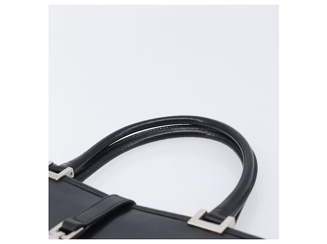 GUCCI Jackie Hand Bag Leather Black Silver 002 1065 - vista 14