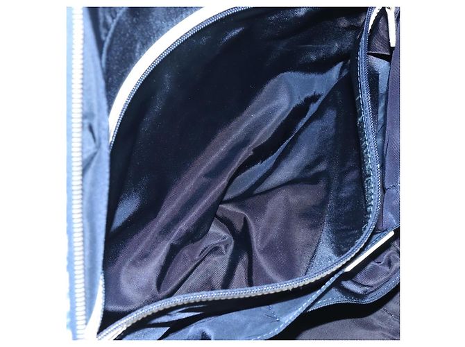 Christian Dior Trotter Canvas Boston Bag PVC 2way Navy Silver - vista 28