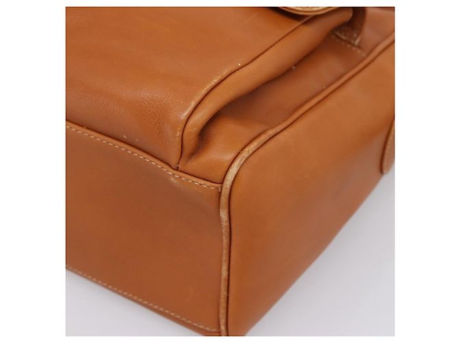 GUCCI Bamboo Shoulder Bag Leather Brown Gold - vista 10