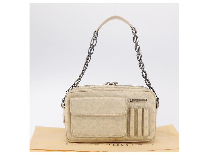LOUIS VUITTON Monogram Shine McKenna Shoulder Bag Gold M92363 LV - vista 12