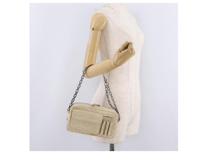 LOUIS VUITTON Monogram Shine McKenna Shoulder Bag Gold M92363 LV - vista 28