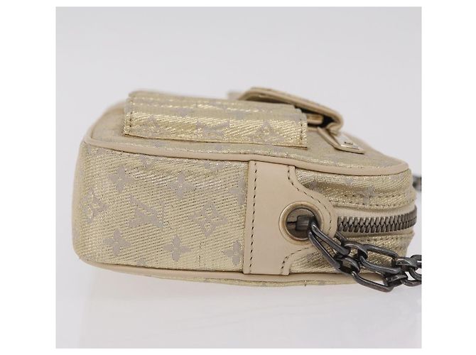 LOUIS VUITTON Monogram Shine McKenna Shoulder Bag Gold M92363 LV - vista 3