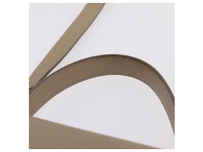 Céline CELINE Belt Bag Hand Bag Leather 2way Beige Gold Tone - vista 15