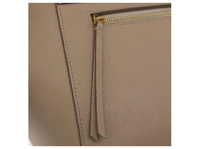 Céline CELINE Belt Bag Hand Bag Leather 2way Beige Gold Tone - vista 21